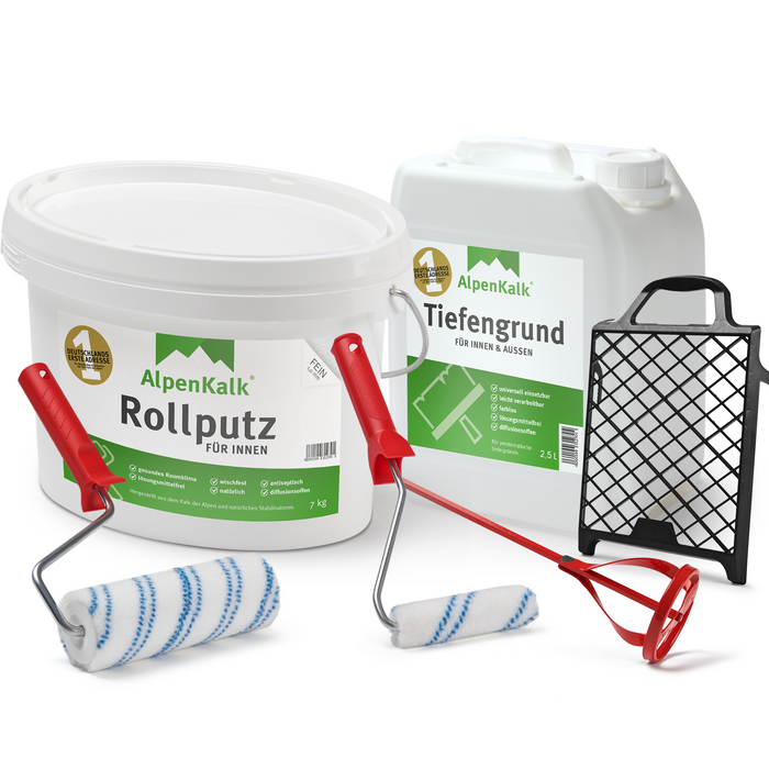 Rollputz FEIN 7 kg (ca. 20 m²) Starterpaket