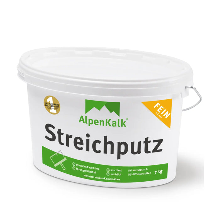 Streichputz fein (0,5 mm) jetzt 7 kg / ca. 20 m²