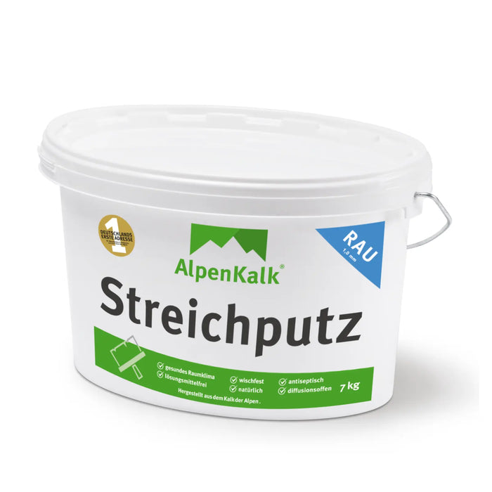 Streichputz rau (1,0 mm) jetzt 7 kg / ca. 12 m²